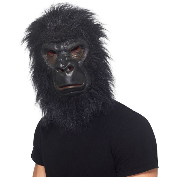 Máscara de Gorila de color Negro para Adulto