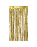 Cortina de color Oro Metálico de 200 x 100 Centímetros