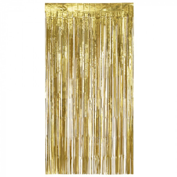 Cortina de color Oro Metálico de 200 x 100 Centímetros