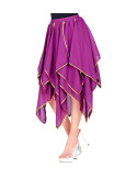Falda de Chifón de color Púrpura para Adulto