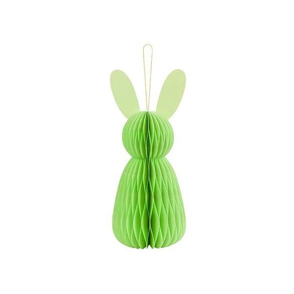 Conejo de Papel de 30 Centímetros de color Verde Claro
