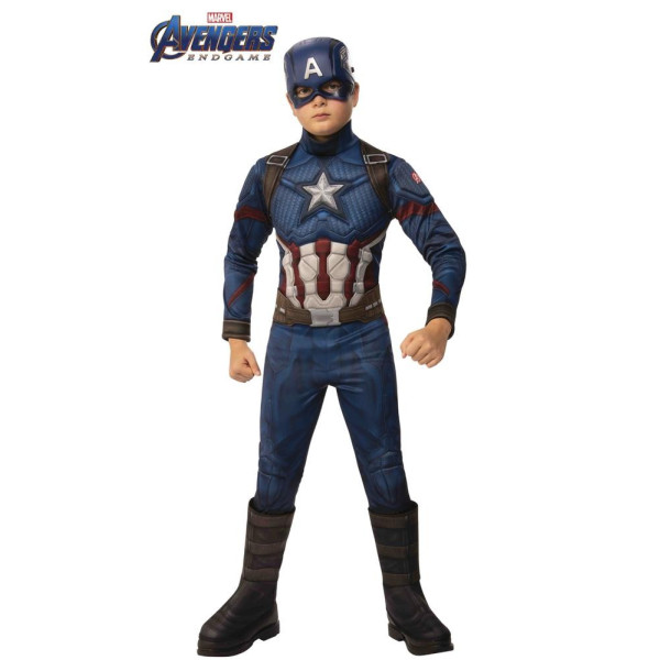 Disfraz de Capitán América Deluxe de Endgame Infantil