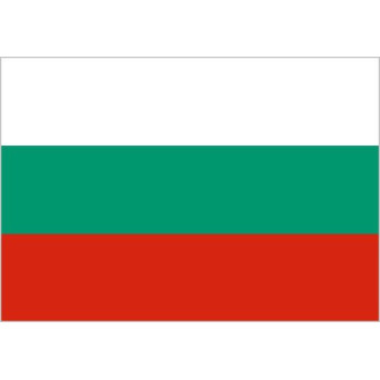 Bandera de Bulgaria de Poliéster Microperforada Reforzada