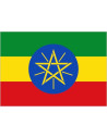 Bandera de Etiopía de Poliéster Microperforada Reforzada