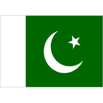 Bandera de Pakistán de Poliéster Microperforada Reforzada