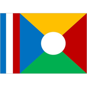 Bandera de Reunión de Poliéster Microperforada Reforzada