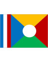 Bandera de Reunión de Poliéster Microperforada Reforzada