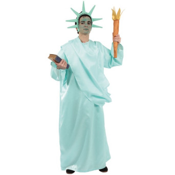 Disfraz de Estatua de la Libertad para Adulto