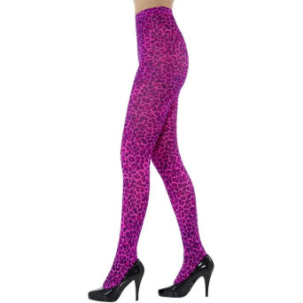 Medias de Leopardo de color Rosa para Adulto