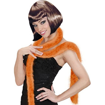 Boa de Marabú Elegante de color Naranja de 2 Metros