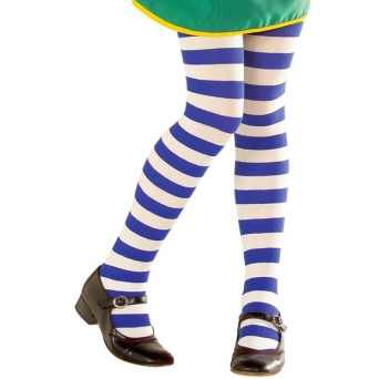 Medias de Rayas de color Azul y Blanco Infantil