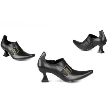 Zapato de Bruja de color Negro para Adulto