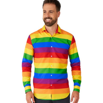 Camisa de Rainbow para Adulto