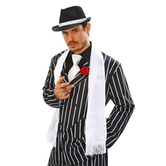 Bufanda de Raso de color Blanco