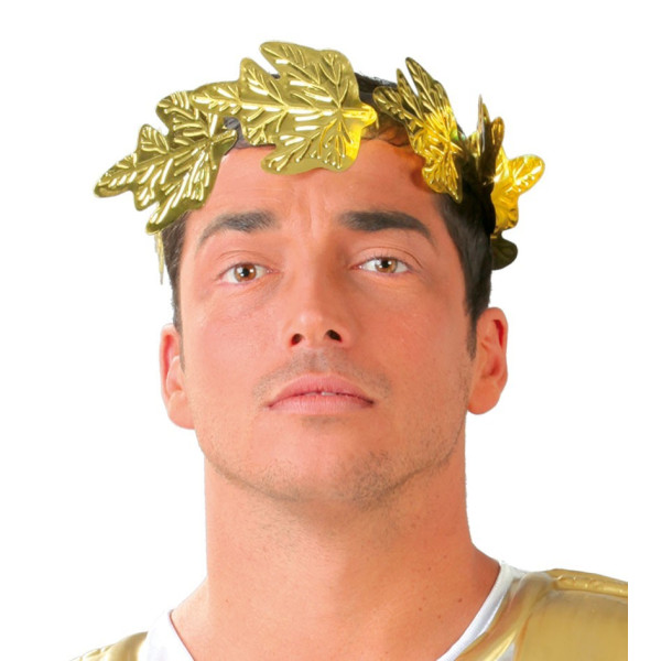 Corona de César de color Oro para Adulto