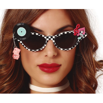 Gafas de Disco de los años 50´s para Adulto