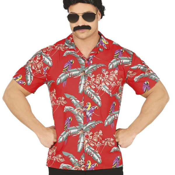 Camisa Hawaiana de Loro para Adulto