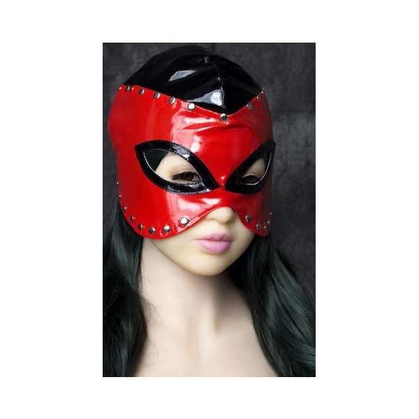 Máscara de color Rojo para Adulto