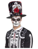 Sombrero del Señor del Día de los Muertos Mexicano para Adulto