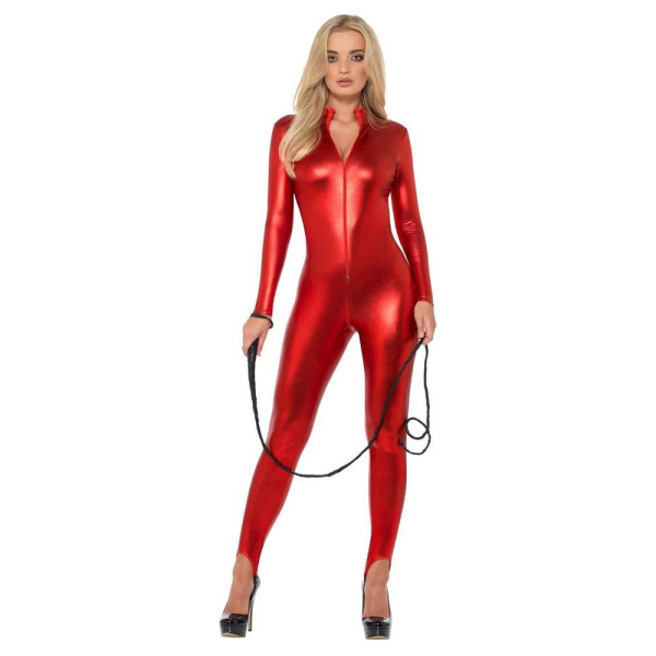 Disfraz de Castigadora de color Rojo para Adulto