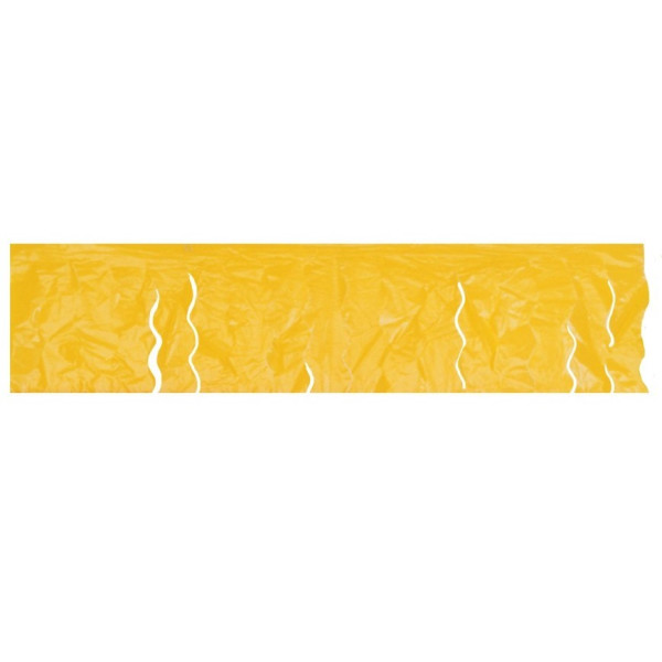 Guirnalda de Fleco Plástico de 50 Metros de color Amarillo