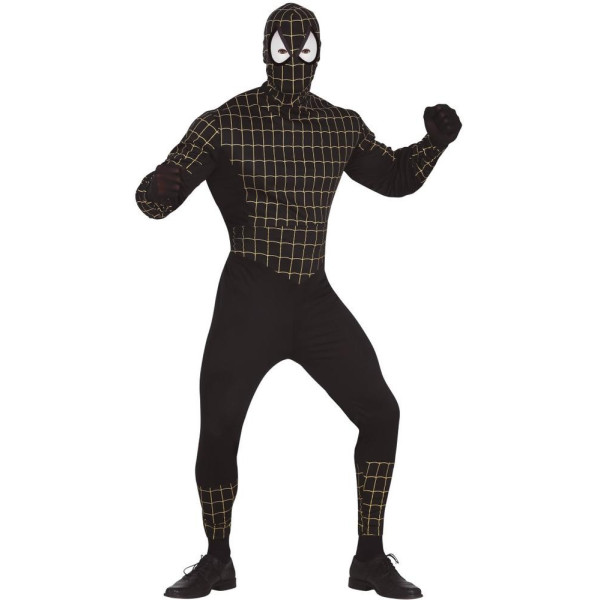 Disfraz de Spider Araña de color Negro para Adulto