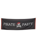 Banner de Fiesta Pirata de 220 x 74 Centímetros
