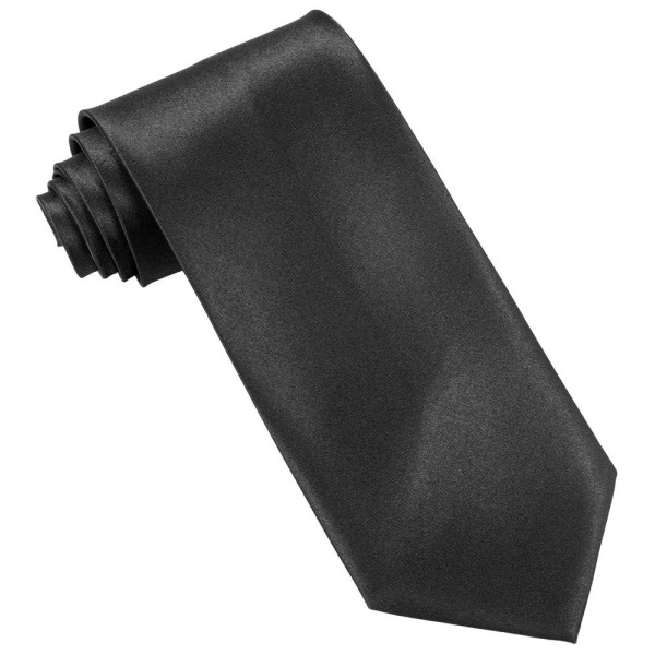 Corbata de color Negro para Adulto