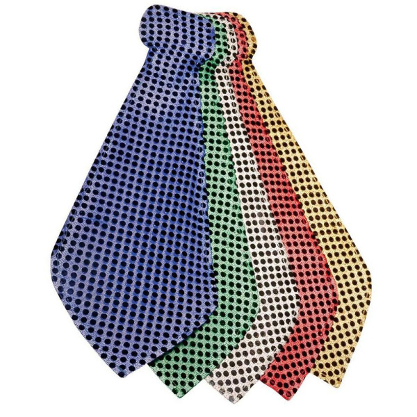 Corbata de Lentejuelas Varios Colores para Adulto