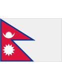 Bandera de Nepal de Poliéster Microperforada Reforzada