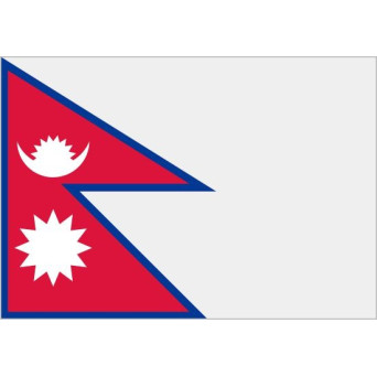 Bandera de Nepal de Poliéster Microperforada Reforzada