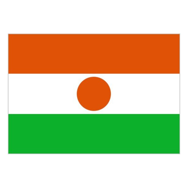 Bandera de Níger de Poliéster Microperforada Reforzada