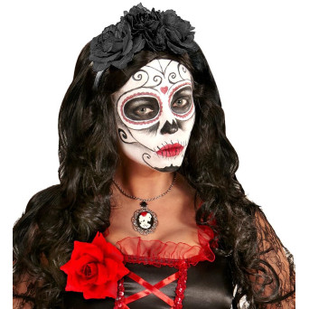 Broche de Rosa de color Rojo de 10 Centímetros