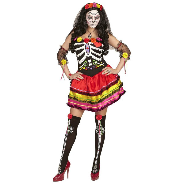 Disfraz de Novia del Día de los Muertos Mexicano para Adulto