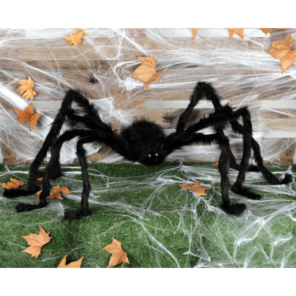 Araña de color Negro de 150 Centímetros con Luz