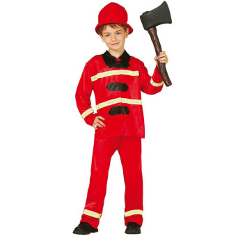 Disfraz de Bombero de color Rojo Infantil