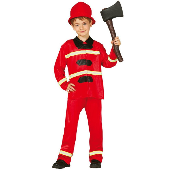 Disfraz de Bombero de color Rojo Infantil