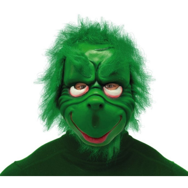 Máscara de Duende Verde Gruñón para Adulto
