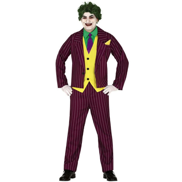 Disfraz de Joker Villano Loco para Adulto