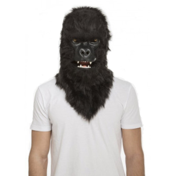 Máscara de Gorila con Mandíbula Móvil para Adulto