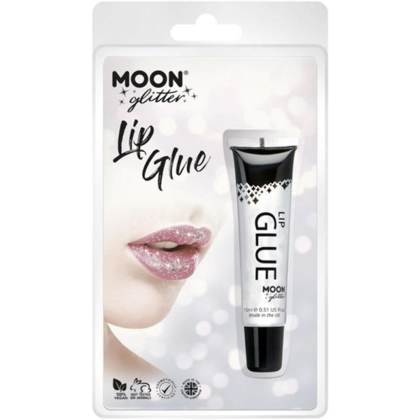 Base de Labios Adhesiva Moon Glitter Lip Glue de 15 Mililitros para Purpurina