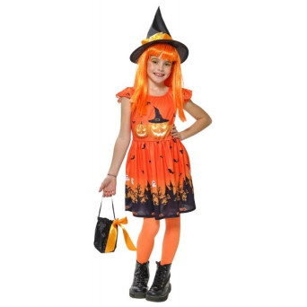 Disfraz de Bruja Calabaza Infantil