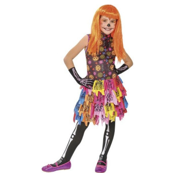 Disfraz de Esqueleto de los Muertos Infantil