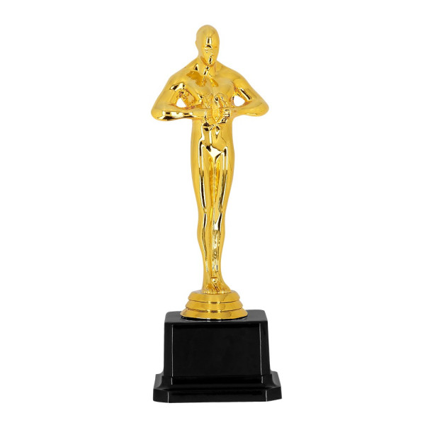 Estatuilla de Premio de Cine de 21 Centímetros de color Oro