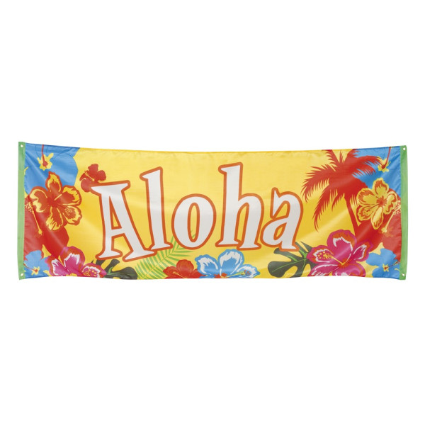 Banner de Aloha de 74 x 220 Centímetros