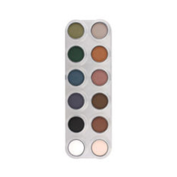 Paleta de Sombra de Ojos UX de 12 Colores de 2 Gramos de Grimas