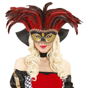 Antifaz de Maya con Lentejuelas para Adulto