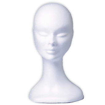 Cabeza Blanca de Poliestireno