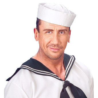 Gorro de Marinero de color Blanco para Adulto