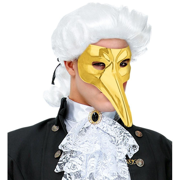 Máscara de Veneciano de color Oro para Adulto